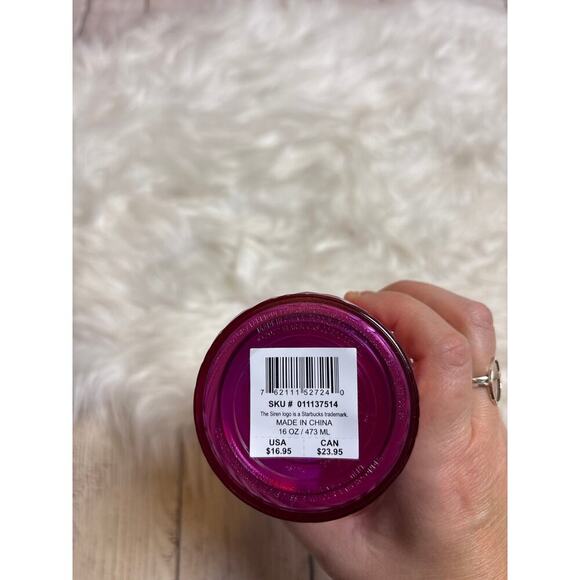 Starbucks 16 oz Tumbler Twist Iridescent Pink NEW - Picture 5 of 7